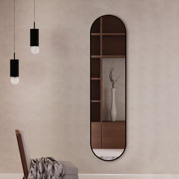 Baltica Design - Nástenné zrkadlo TINY BORDER 155x40 cm čierne