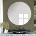 Baltica Design - Nástenné zrkadlo TINY BORDER pr. 60 cm zlaté