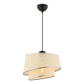 BARETTE stropná lampa 1xE27/60W/230V krémová/lesklý chróm