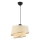 BARETTE stropná lampa 1xE27/60W/230V krémová/lesklý chróm