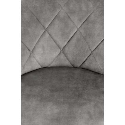 Barová stolička 106x47 cm šedá/čierna