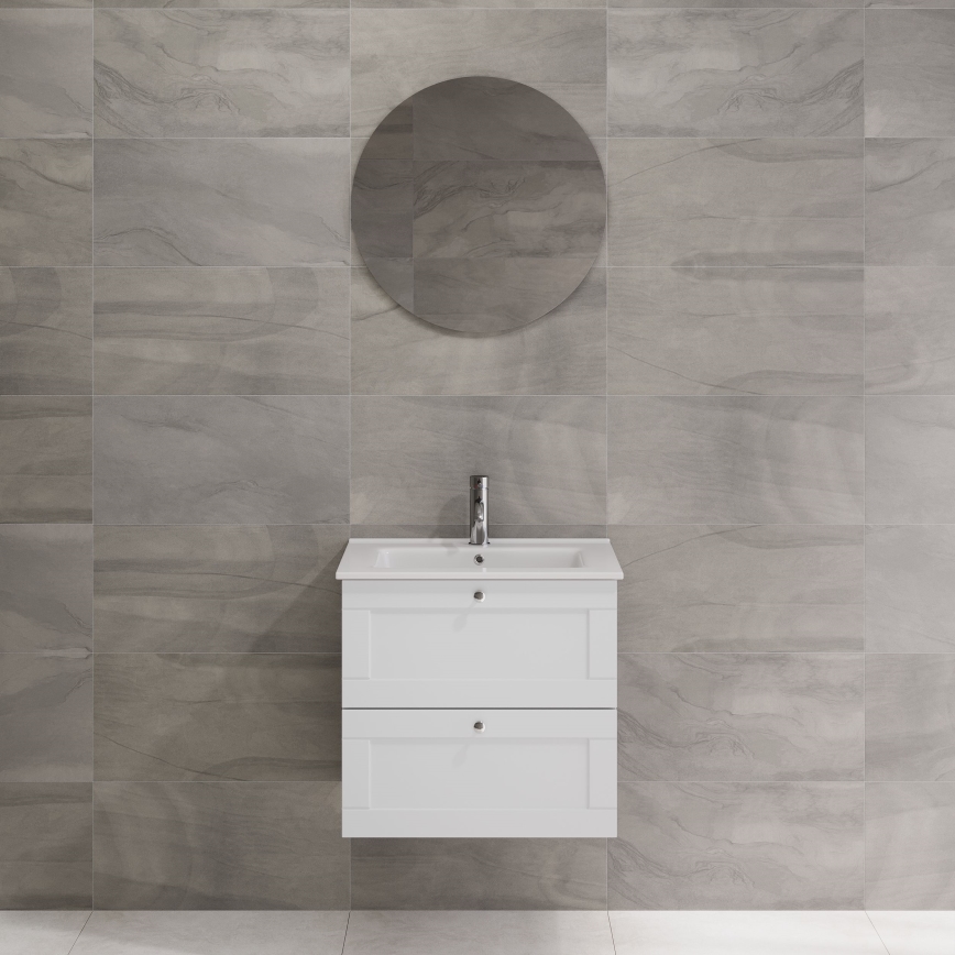BATH DELUXE 01-060-00-58-00 - Kúpeľňové zrkadlo NORDBORG pr. 60 cm