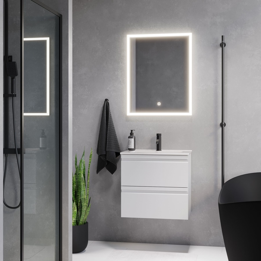 BATH DELUXE 01-060-07-58-00 - LED Kúpeľňové zrkadlo s podsvietením FORNAES LED/14,3W/230V IP44
