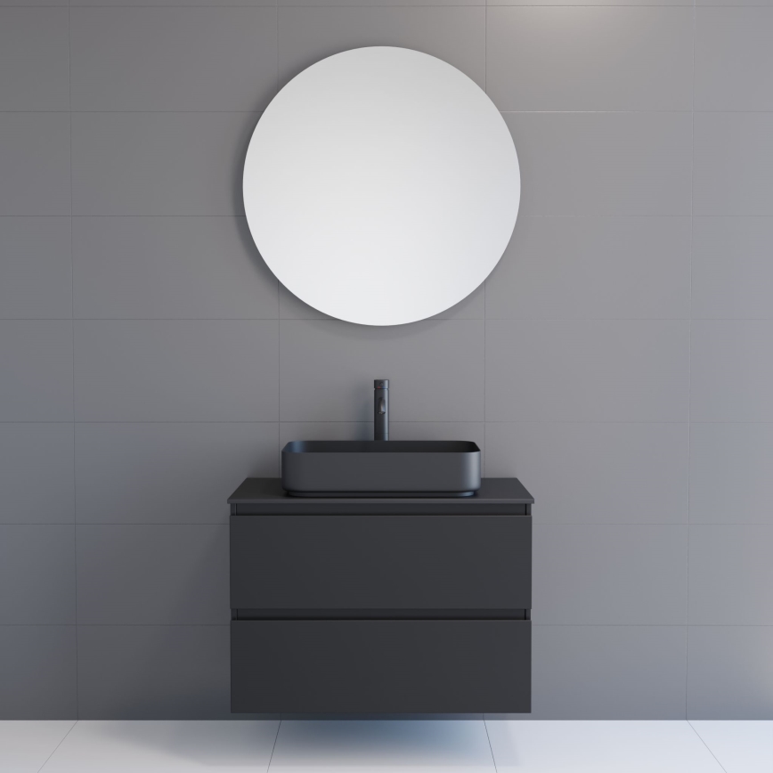BATH DELUXE 01-080-00-58-00 - Kúpeľňové zrkadlo NORDBORG pr. 80 cm