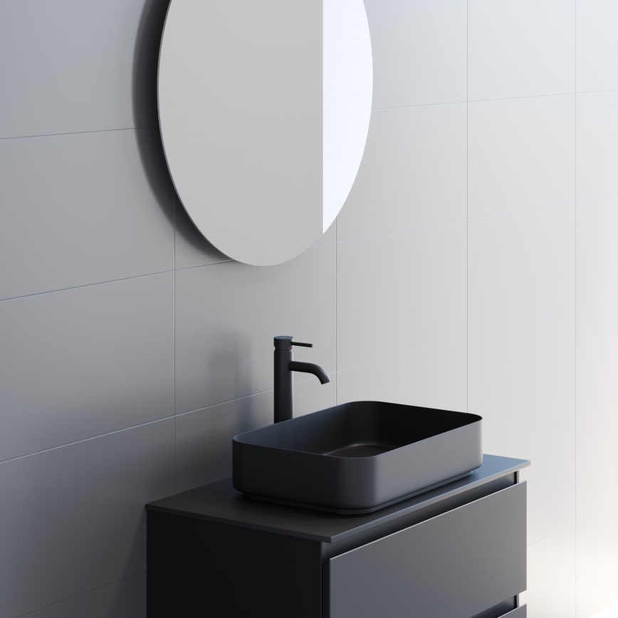 BATH DELUXE 01-080-00-58-00 - Kúpeľňové zrkadlo NORDBORG pr. 80 cm