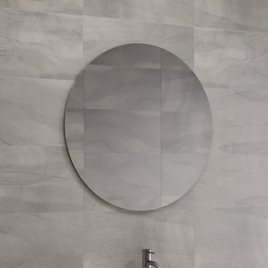 BATH DELUXE 01-080-00-58-00 - Kúpeľňové zrkadlo NORDBORG pr. 80 cm
