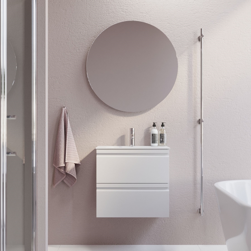 BATH DELUXE 01-080-00-58-00 - Kúpeľňové zrkadlo NORDBORG pr. 80 cm