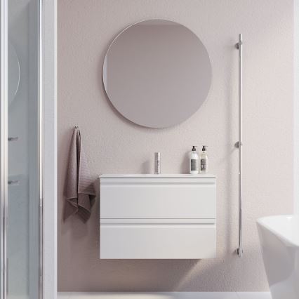 BATH DELUXE 01-080-00-58-00 - Kúpeľňové zrkadlo NORDBORG pr. 80 cm
