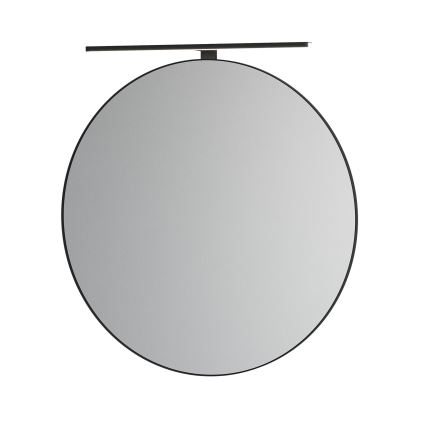 BATH DELUXE 01-080-09-02-00 - Kúpeľňové zrkadlo BORGSTED pr. 80 cm čierna