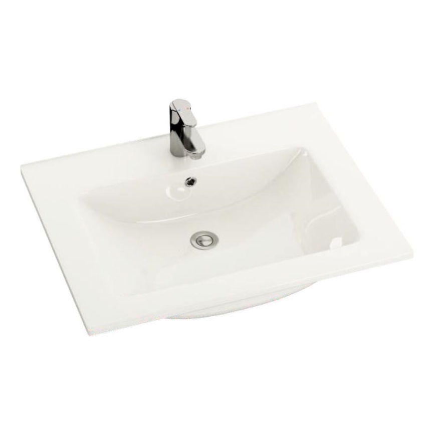 BATH DELUXE 06-060-60-11-01 - Zápustné umývadlo CHICAGO 61x46,5 cm lesklá biela