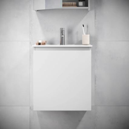 BATH DELUXE 09-050-63-01-01 - Kúpeľňová skrinka s umývadlom KENWOOD 51 cm matná biela
