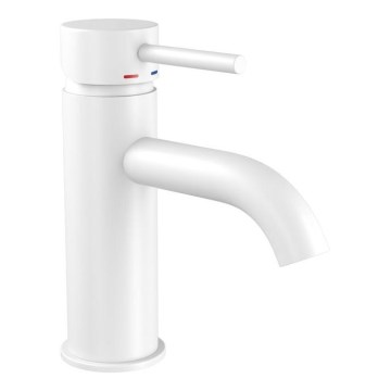 BATH DELUXE 28-005-01-01-04 - Umývadlová batéria DRAGOR 15,6 cm matná biela