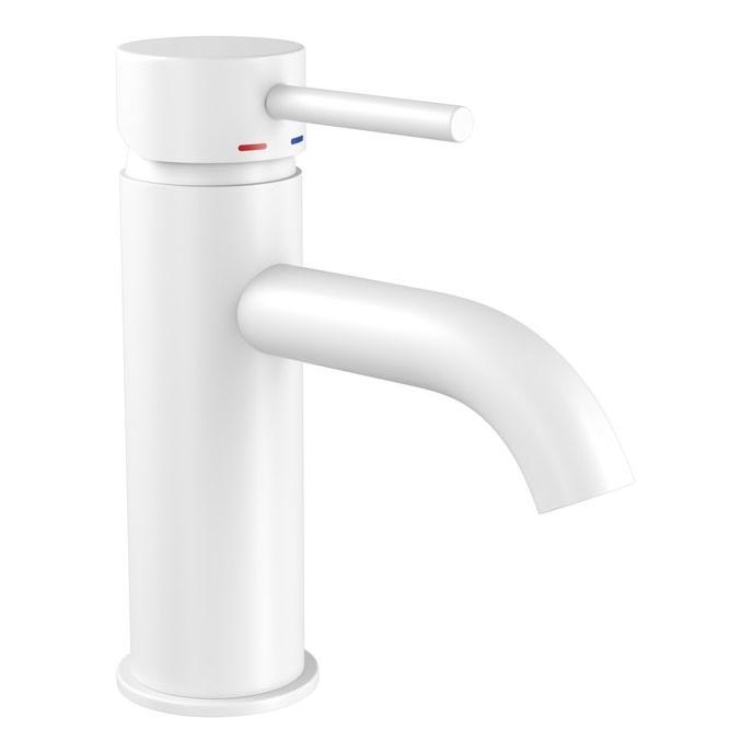 BATH DELUXE 28-005-01-01-04 - Umývadlová batéria DRAGOR 15,6 cm matná biela