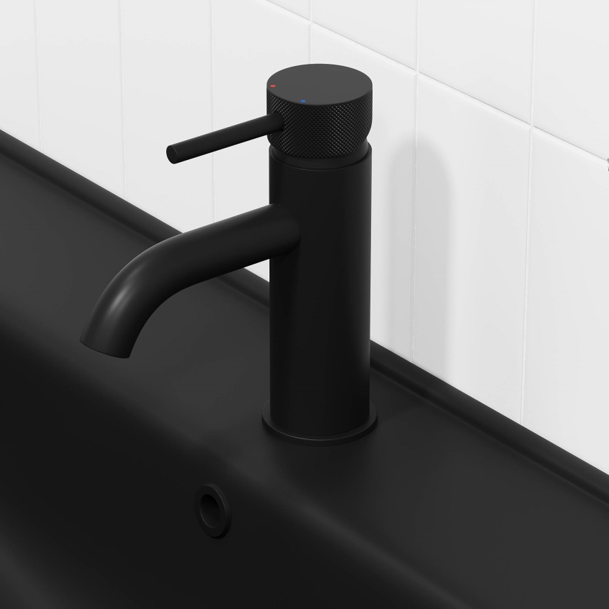 BATH DELUXE 28-005-03-02-00 - Umývadlová batéria ANHOLT 15,6 cm matná čierna