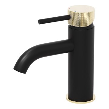 BATH DELUXE 28-005-03-72-00 - Umývadlová batéria ANHOLT 15,6 cm čierna/mosadz