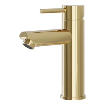 BATH DELUXE 28-017-03-64-02 - Umývadlová batéria RINGSTED 17,8 cm lesklá mosadz