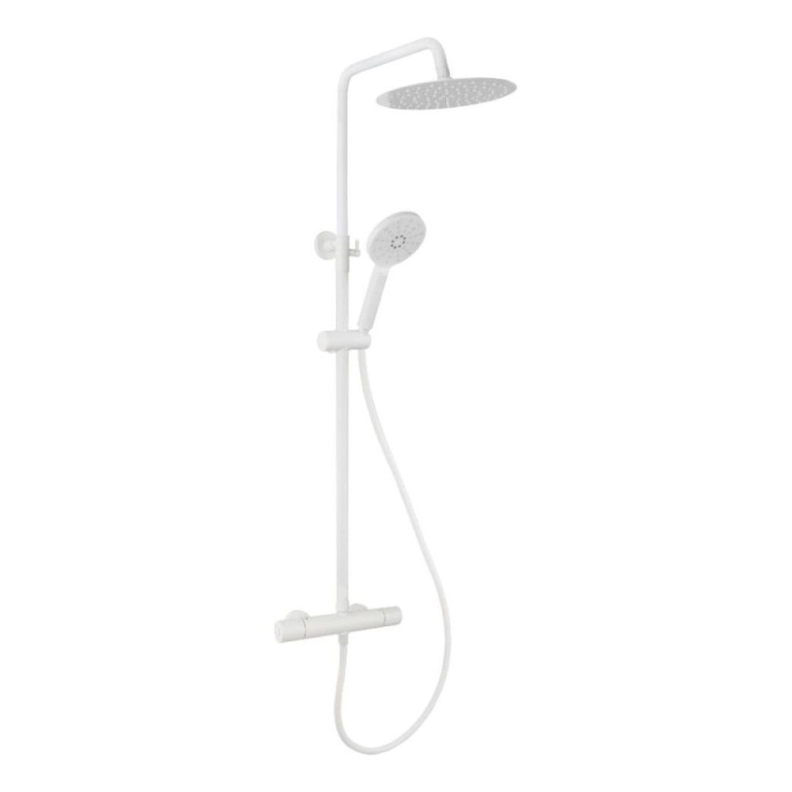 BATH DELUXE 31-120-05-01-00 - Sprchová sada s termostatickou batériou DRAGOR matná biela