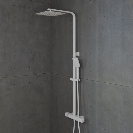 BATH DELUXE 31-120-06-01-00 - Sprchová sada s termostatickou batériou NAESBY matná biela