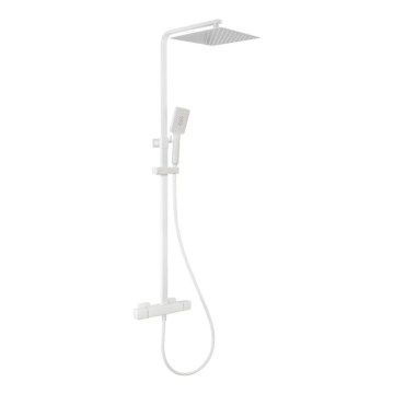 BATH DELUXE 31-120-06-01-00 - Sprchová sada s termostatickou batériou NAESBY matná biela