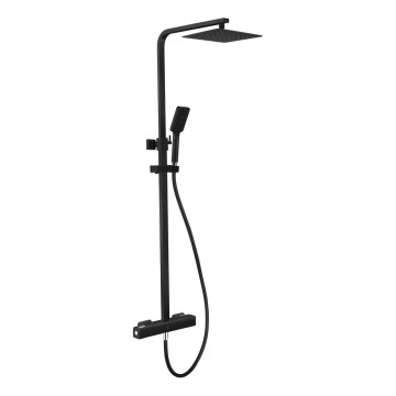 BATH DELUXE 31-120-06-02-00 - Sprchová sada s termostatickou batériou NAESBY matná čierna