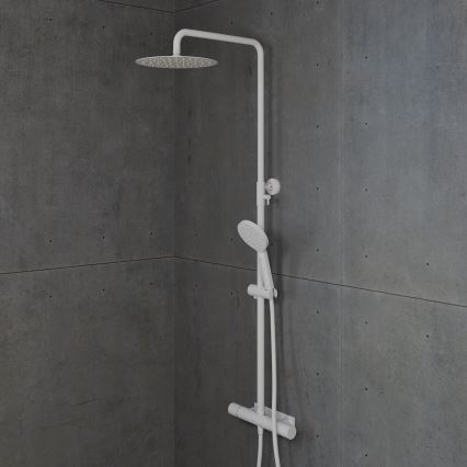 BATH DELUXE 31-120-07-01-00 - Sprchová sada s termostatickou batériou DRAGOR matná biela