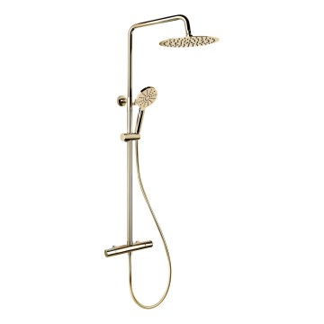 BATH DELUXE 31-120-07-64-00 - Sprchová sada s termostatickou batériou DRAGOR lesklá mosadz