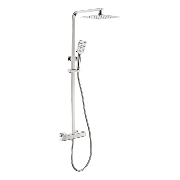 BATH DELUXE 31-120-08-60-00 - Sprchová sada s termostatickou batériou NAESBY lesklý chróm