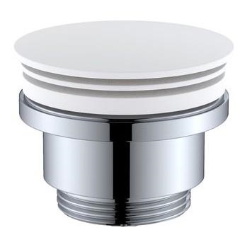 BATH DELUXE 33-004-05-01-04 - Umývadlový výpust RODBY pr. 6,6 cm biela