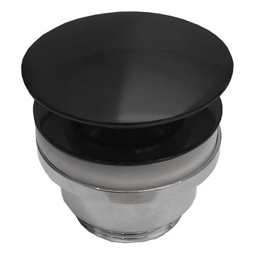 BATH DELUXE 33-004-05-02-04 - Umývadlový výpust RODBY pr. 6,6 cm čierna