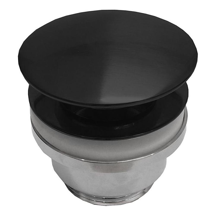 BATH DELUXE 33-004-05-02-04 - Umývadlový výpust RODBY pr. 6,6 cm čierna