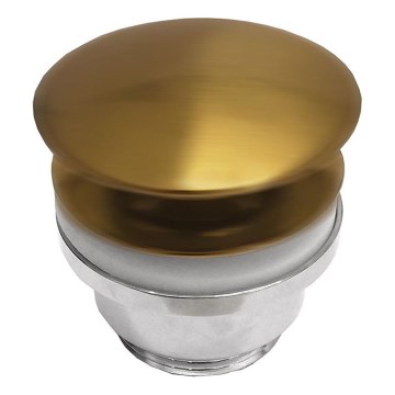 BATH DELUXE 33-004-05-70-04 - Umývadlový výpust RODBY pr. 6,6 cm kefovaná mosadz