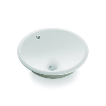 Bathco 0052 - Zapustené umývadlo CERDENA pr. 38 cm porcelán/biela