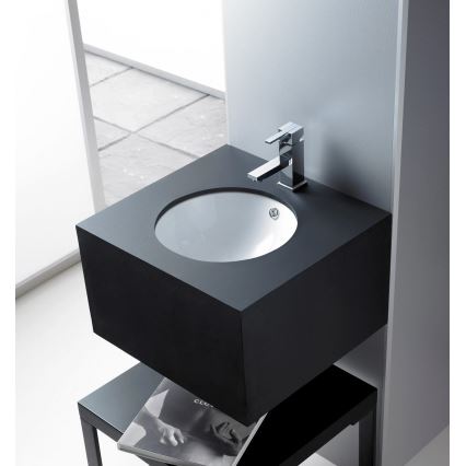 Bathco 0052 - Zapustené umývadlo CERDENA pr. 38 cm porcelán/biela