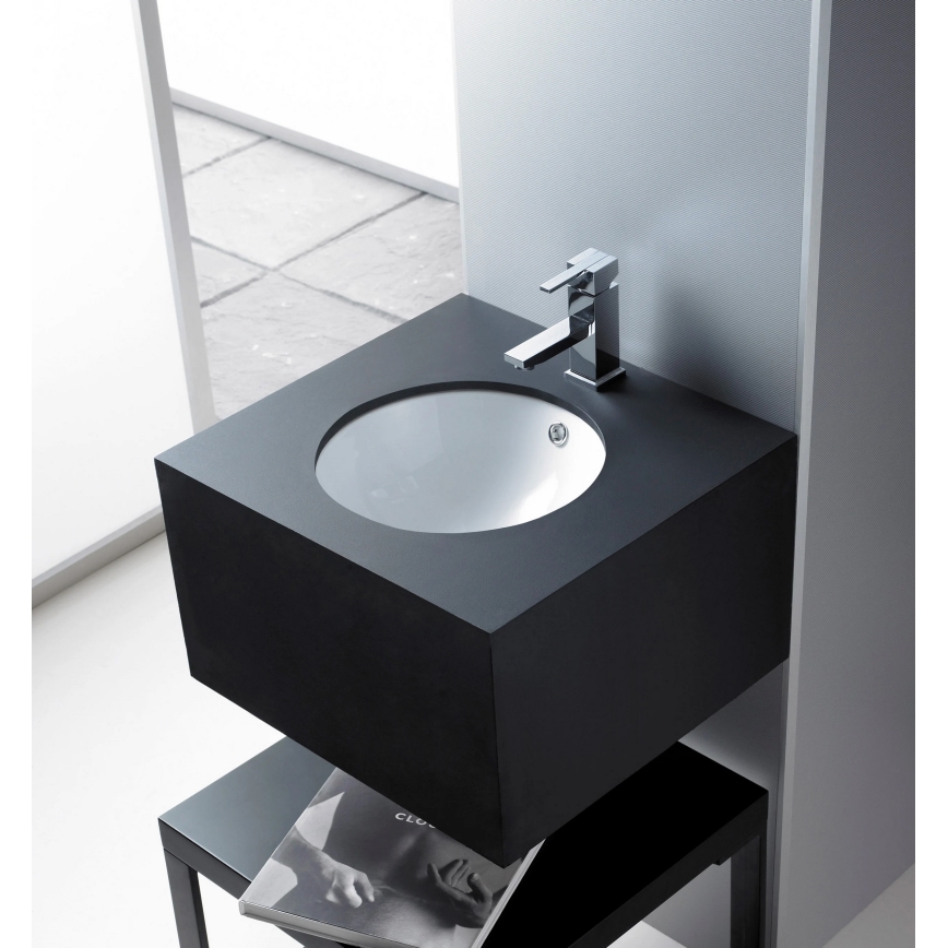 Bathco 0052 - Zapustené umývadlo CERDENA pr. 38 cm porcelán/biela