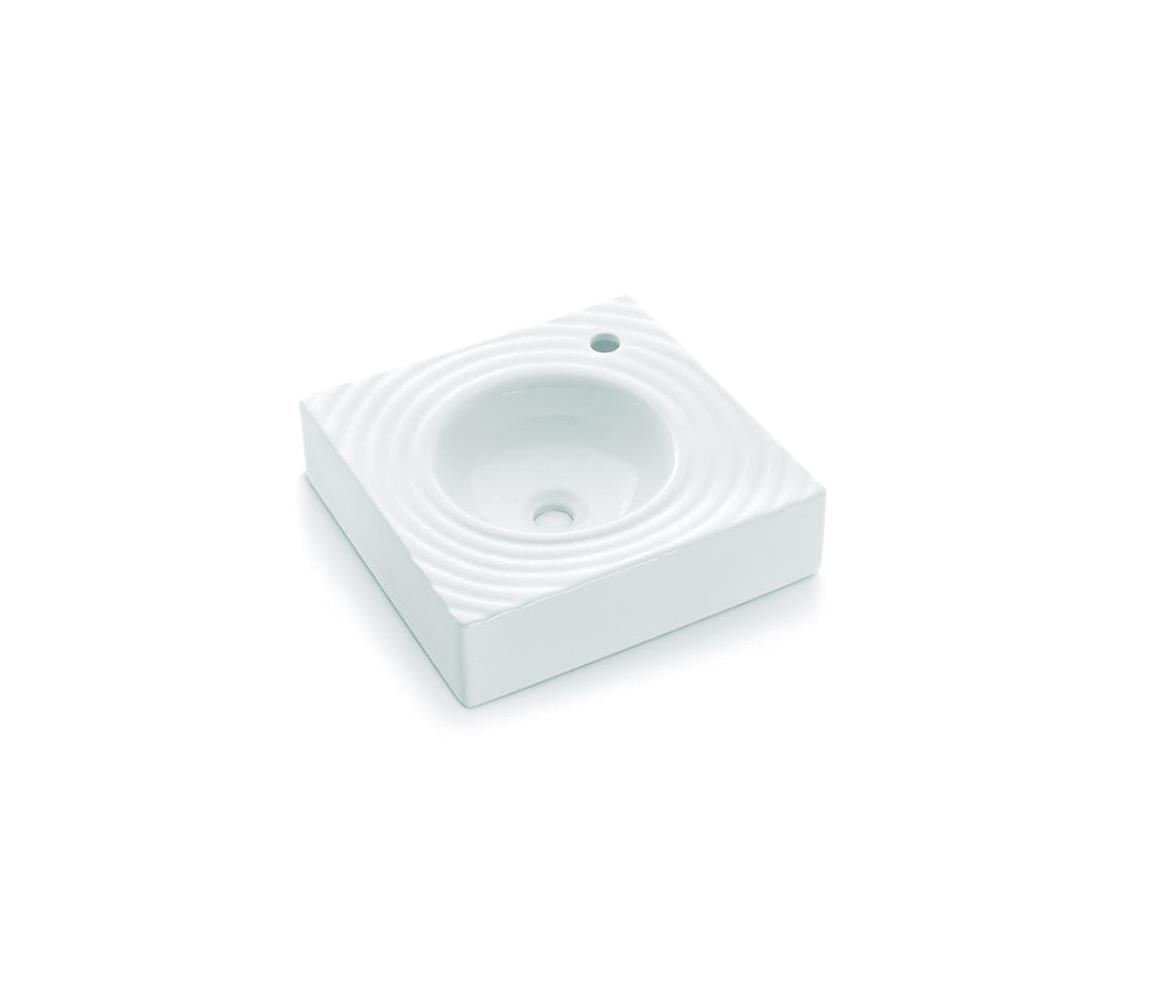 Bathco 0081 - Nadpultové umývadlo GOTA 45x45 cm porcelán/biela 0081