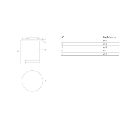 Bathco 0211 - Umyvadlový odtok s prepadom CLICK-CLACK, priemer 6 cm, lesklý chróm