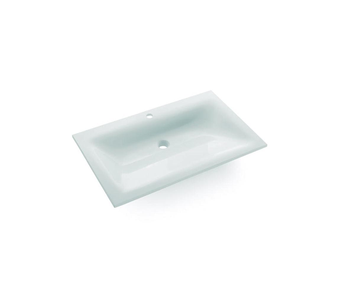 Bathco 0507 - Zapustené umývadlo MONACO 60x50 cm živica/biela 0507