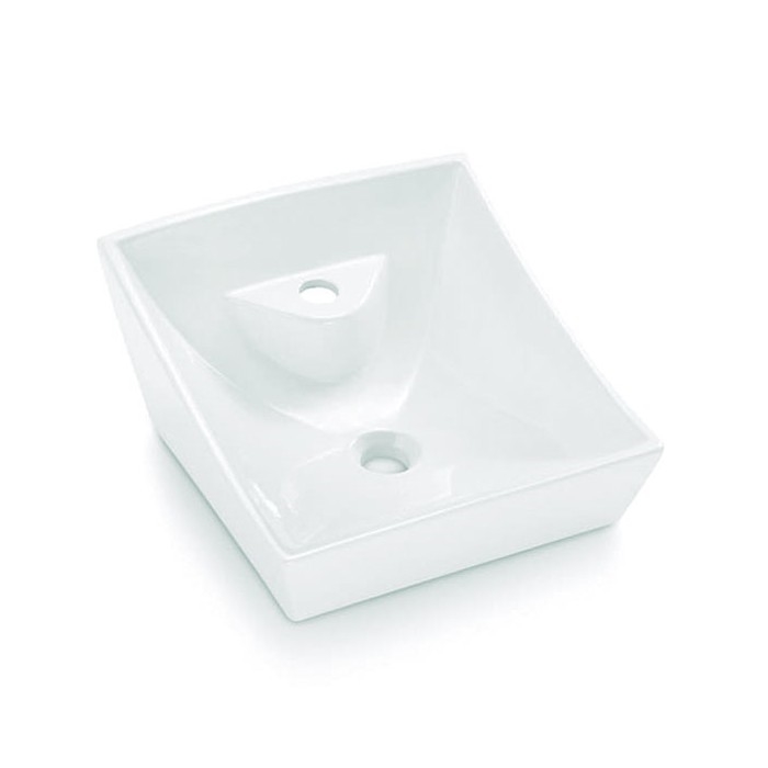Bathco 4002 - Umývadlo na dosku SORIA 40x41 cm porcelán/biela