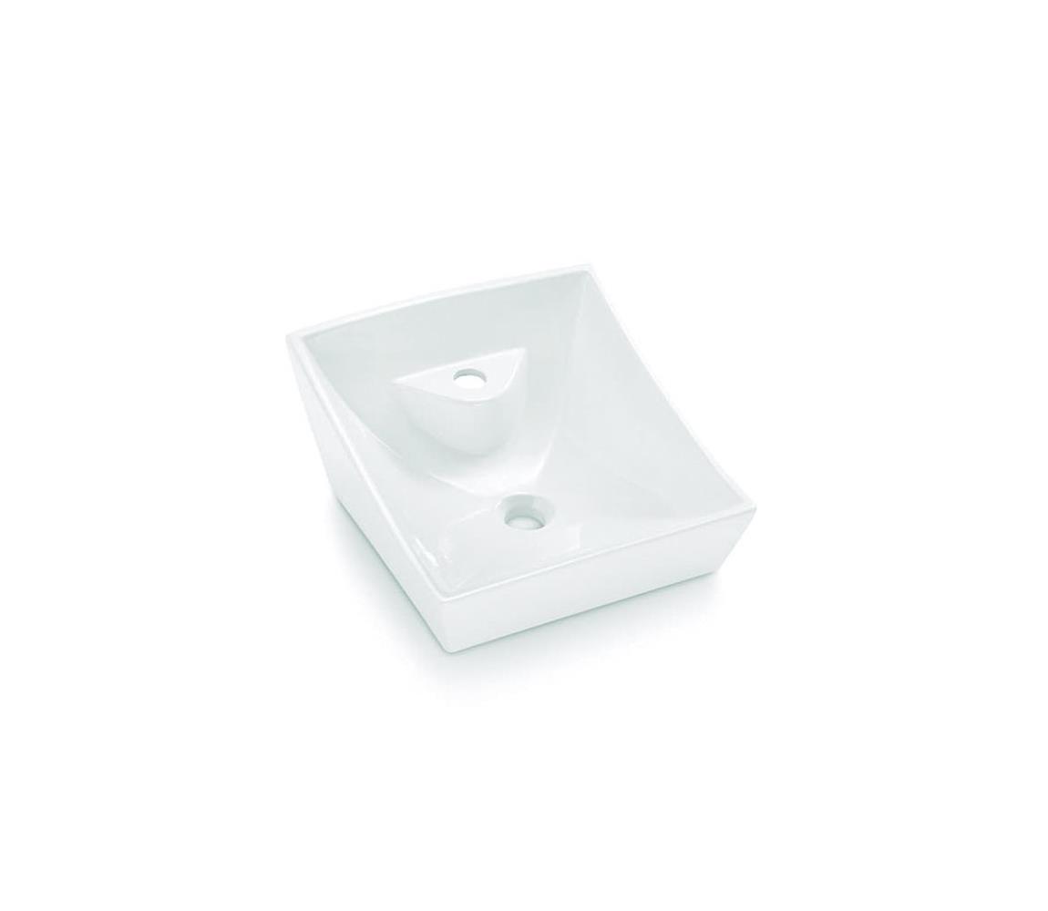 Bathco 4002 - Umývadlo na dosku SORIA 40x41 cm porcelán/biela 4002