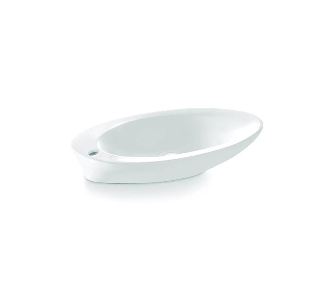 Bathco 4020 - Umývadlo na dosku PURE 62x37 cm porcelán/biela 4020