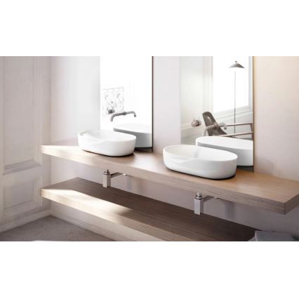 Bathco 4037 - Umývadlo na dosku TOULOUSE 59x41,5 cm porcelán/biela