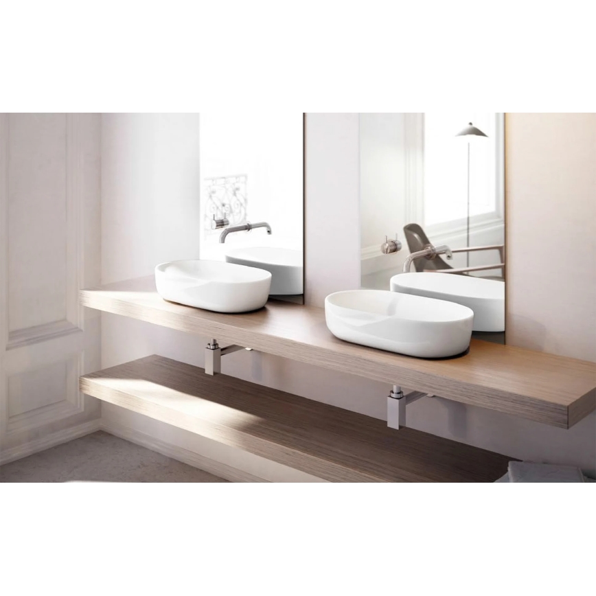 Bathco 4037 - Umývadlo na dosku TOULOUSE 59x41,5 cm porcelán/biela