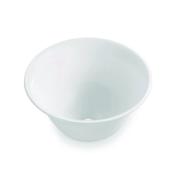 Bathco 4062 - Umývadlo na dosku NORDIC, priemer 42 cm, porcelán/biela