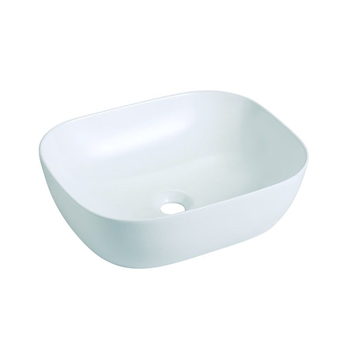Bathco 4072 - Umývadlo na dosku OLEA 49x40 cm porcelán/biela