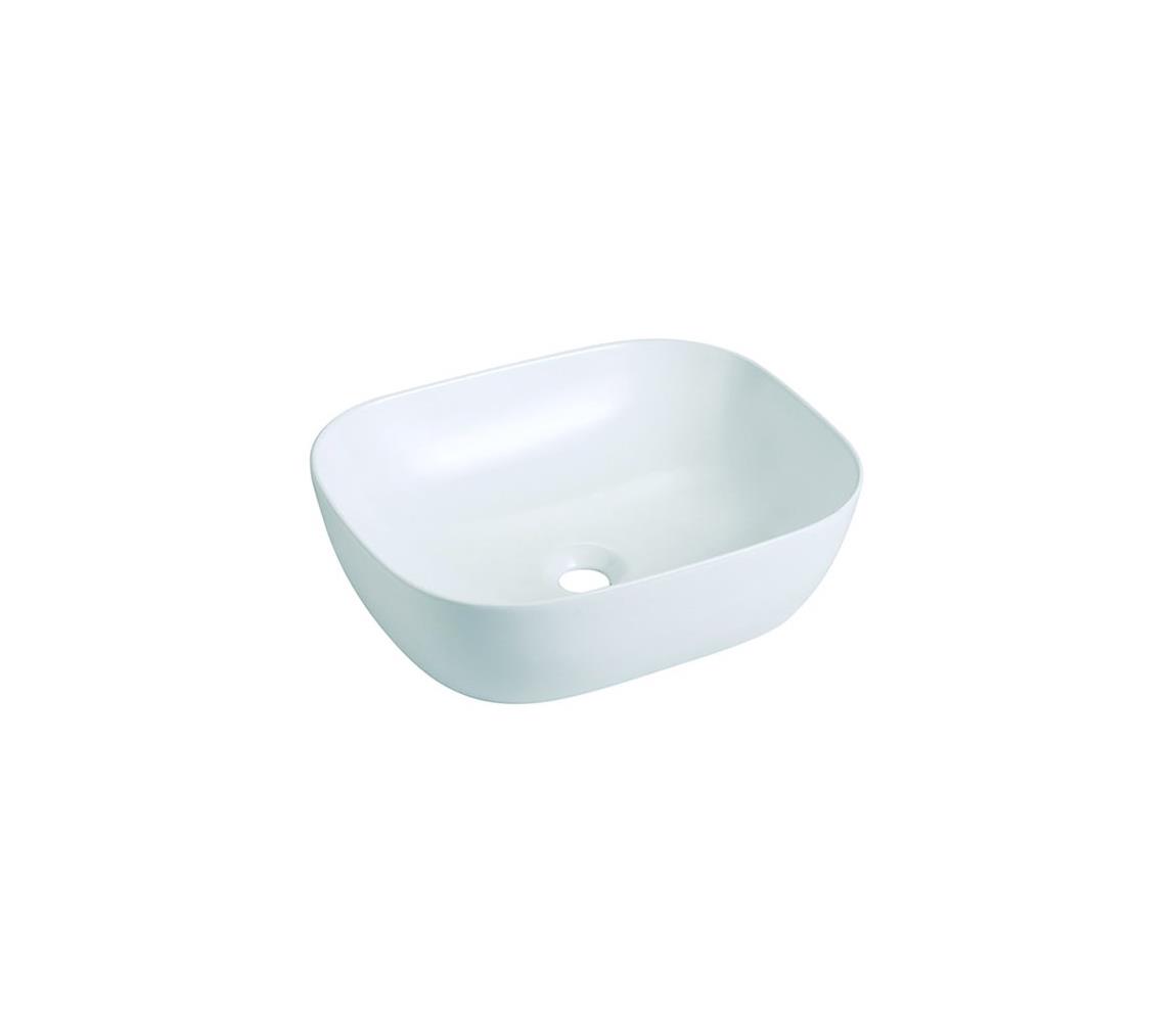 Bathco 4072 - Umývadlo na dosku OLEA 49x40 cm porcelán/biela 4072