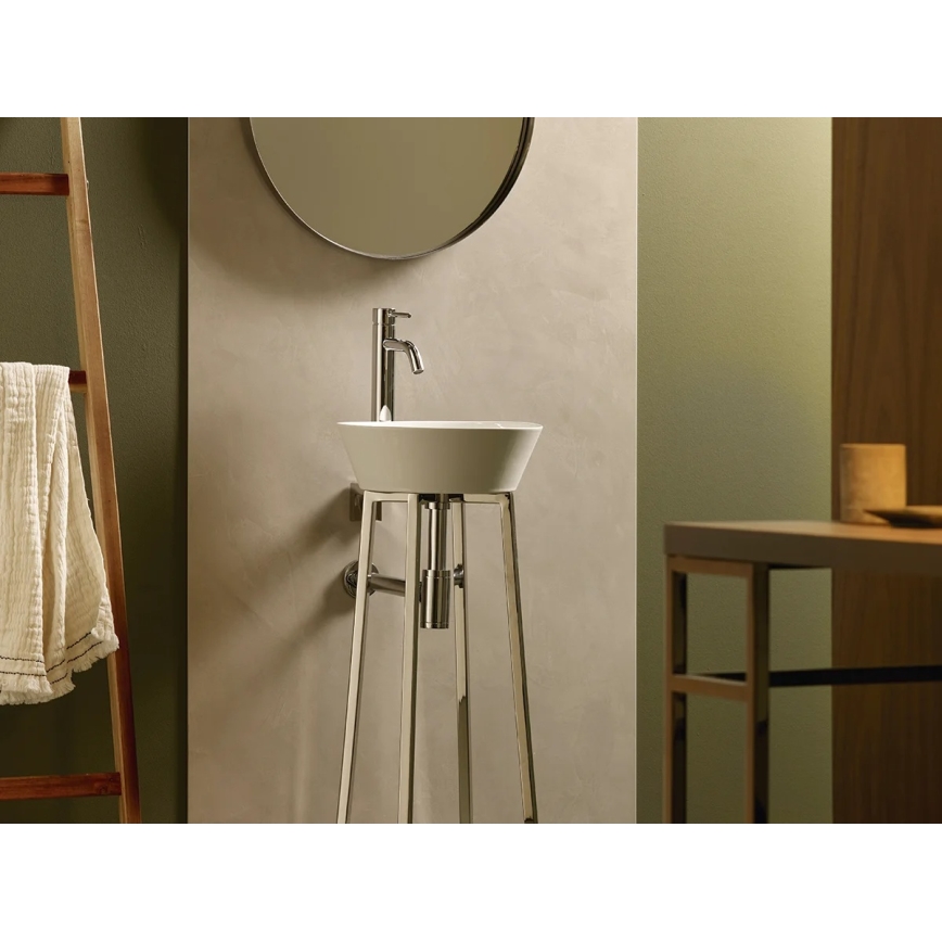 Bathco 8216 - Podstavec pre umývadlo VOLTA 76x40 cm oceľ/lesklý chróm