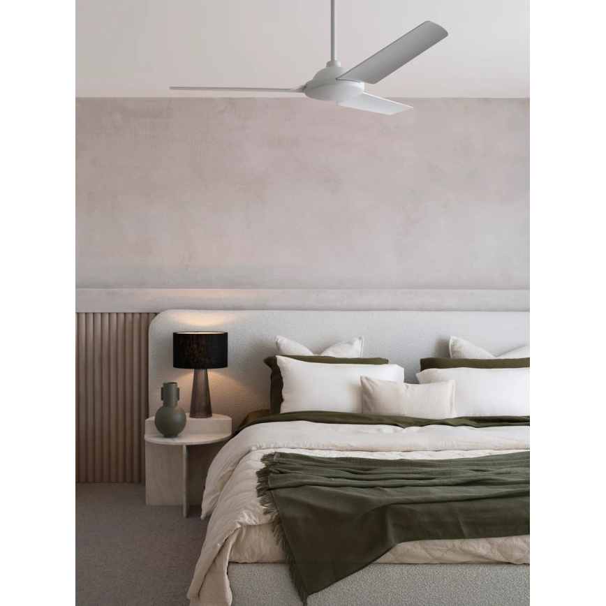 BAYSIDE 21302449 - Stropný ventilátor SOMERSET, priemer 122 cm, biely + diaľkové ovládanie