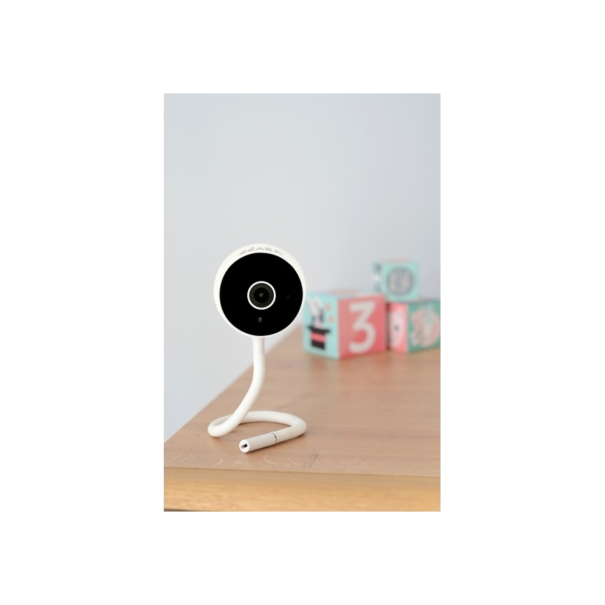 Beaba - Inteligentná detská chôvička ZEN CONNECT 5V Wi-Fi biela