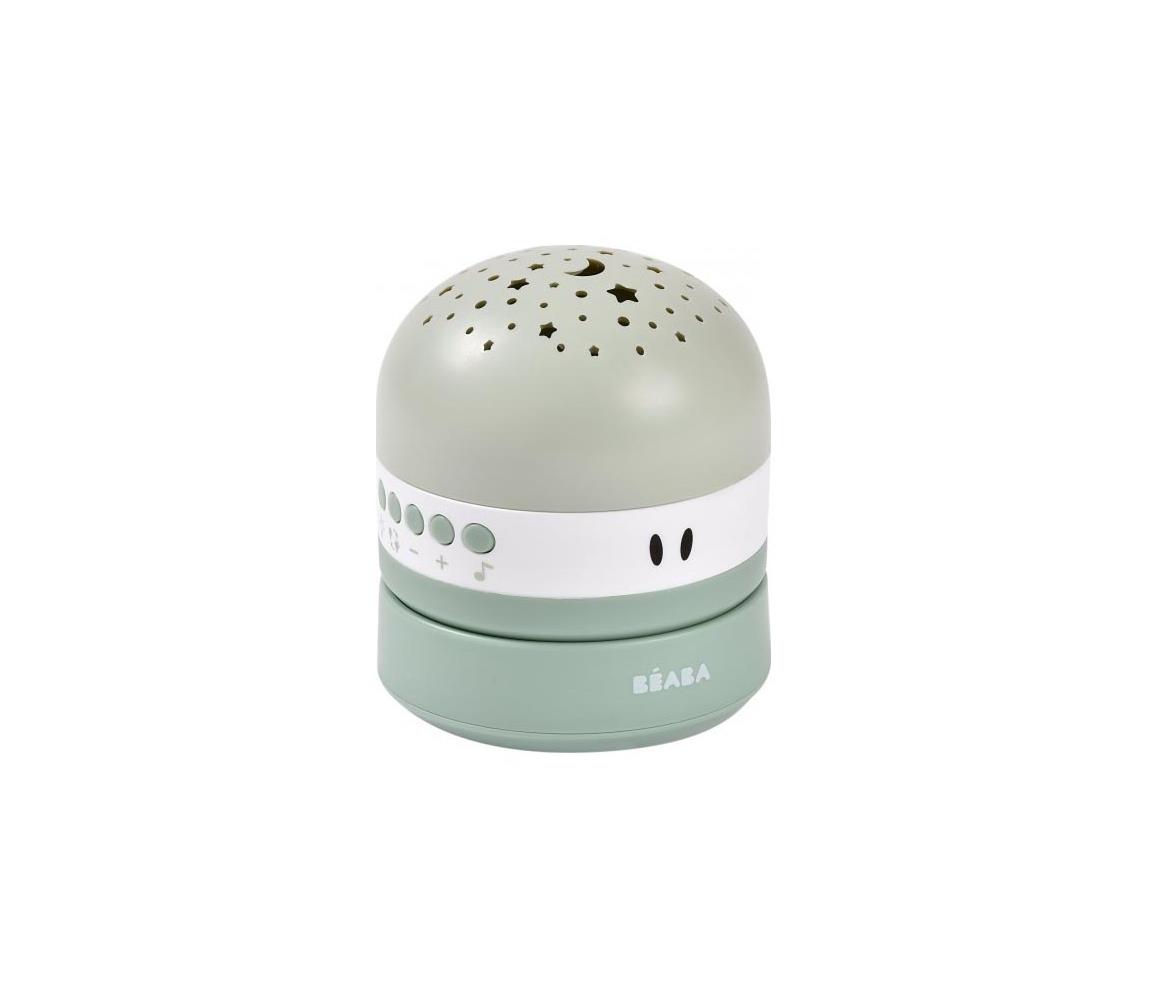 Beaba - projektor s melódiou PIXIE, USB/5V, 1300 mAh, zelený 930404BB