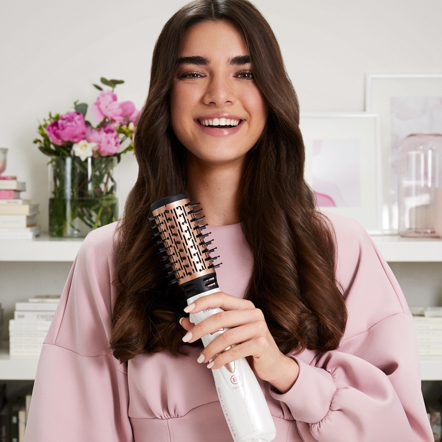 Bellissima 11726 - Teplovzdušná kefa 5 v 1 MY PRO 1000W/230V biela/ružovo-zlatá